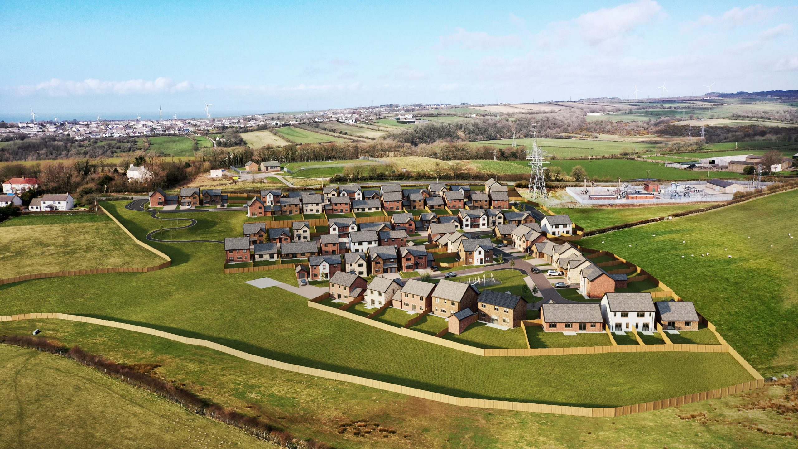 Acres of green spaces part of major new housing development - Genesis Homes